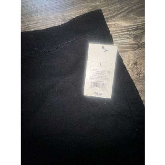 A New Day Shorts Large Adult Womens Black Casual Pockets Denim Modern Fit. NWT - Picture 4 of 4